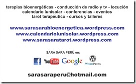 Sara Sara Peru, bioenergetica, sara ballon, tarjeta y logo